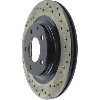 Stoptech - StopTech Sport Cryo Cross Drilled Brake Rotor; Rear Left - Image 3