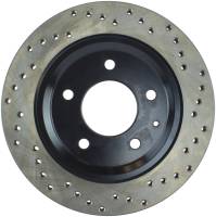 Stoptech - StopTech Sport Cross Drilled Brake Rotor; Rear Left - Image 2