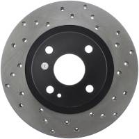 Stoptech - StopTech Sport Cross Drilled Brake Rotor Front Left 128.45058L - Image 1