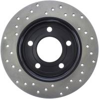 StopTech Sport Cross Drilled Brake Rotor Rear Left 128.45066L