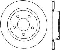 StopTech 04-10 Mazda3 Drilled Left Rear Rotor - 128.45067L