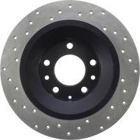 Stoptech - StopTech Sport Cryo Cross Drilled Brake Rotor Rear Left 128.45074CL - Image 2
