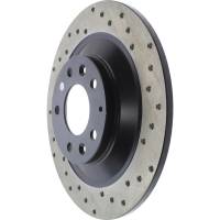 Stoptech - StopTech Sport Cryo Cross Drilled Brake Rotor Rear Left 128.45074CL - Image 5