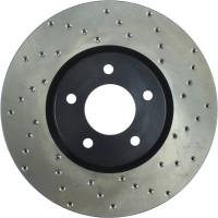 Stoptech - StopTech 2007-2013 Mazda 3 2.3L Cryo Drilled Left Front Brake Rotor - 128.45078CL - Image 4