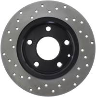 Stoptech - StopTech Sport Cross Drilled Brake Rotor Rear Left 128.45081L - Image 2