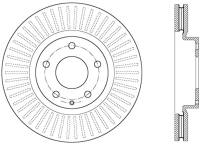 StopTech Performance Front Right Brake Rotor - 128.45084R
