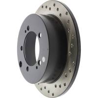 Stoptech - StopTech Sport Cryo Cross Drilled Brake Rotor Rear Left 128.46047CL - Image 4
