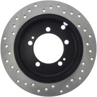 StopTech Sport Cross Drilled Brake Rotor Rear Left 128.46047L