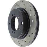 Stoptech - StopTech Sport Cryo Cross Drilled Brake Rotor Rear Left 128.46065CL - Image 3