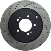 Stoptech - StopTech 08 Mitsubishi Evo AWD Drilled Right Rear Rotor - 128.46075R - Image 2