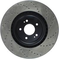 Stoptech - StopTech 08-16 Mitsubishi Lancer Sport Drilled Right Front Rotor - 128.46076R - Image 2