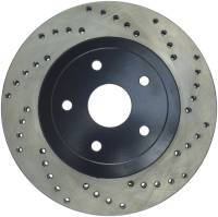 Stoptech - StopTech Sport Cross Drilled Brake Rotor Front Left 128.47014L - Image 1