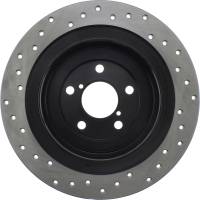 Stoptech - StopTech Sport Cryo Cross Drilled Brake Rotor Rear Left 128.47017CL - Image 2