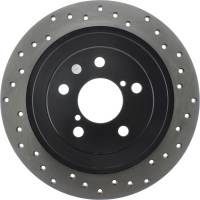 Stoptech - StopTech Sport Cryo Cross Drilled Brake Rotor Rear Left 128.47017CL - Image 4