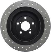 StopTech Sport Cross Drilled Brake Rotor Rear Left 128.47017L