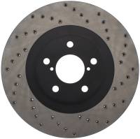 StopTech 02-10 WRX Drilled Right Front Rotor - 128.47018R