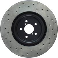 Stoptech - StopTech Sport Cross Drilled Brake Rotor Front Left 128.47019L - Image 2