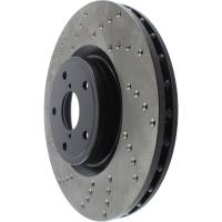 Stoptech - StopTech 05-17 Subaru WRX Cryo Drilled Sport Right Front Rotor - 128.47022CR - Image 5