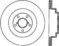 StopTech 06-07 WRX / 05-08 Subaru LGT Rear Drilled Left Rear Rotor - 128.47025L