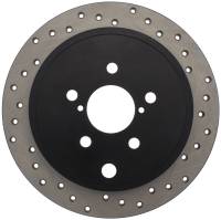 Stoptech - StopTech 08-10 WRX Drilled Left Rear Rotor - 128.47029L - Image 1