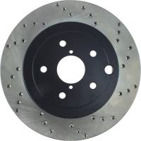 Stoptech - StopTech 08-17 Subaru WRX Cryo Drilled Sport Left Rear Rotor - 128.47030CL - Image 2