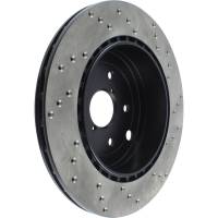 Stoptech - StopTech 08-17 Subaru WRX Cryo Drilled Sport Right Rear Rotor - 128.47030CR - Image 4