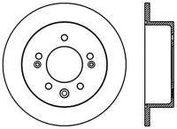 StopTech Sport Cross Drilled Brake Rotor Rear Left 128.51024L