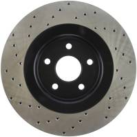 Stoptech - StopTech Sport Cross Drilled Brake Rotor Front Left 128.58003L - Image 1