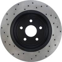 Stoptech - StopTech Sport Cryo Cross Drilled Brake Rotor Rear Left 128.58004CL - Image 3
