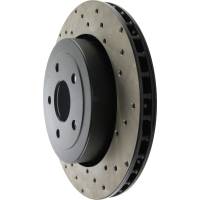Stoptech - StopTech Sport Cryo Cross Drilled Brake Rotor Rear Left 128.58004CL - Image 5