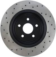 StopTech Sport Cross Drilled Brake Rotor Rear Left 128.58004L