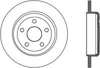 StopTech Drilled Sport Brake Rotor 11-17 Jeep Grand Cherokee (Excludes SRT8) - 128.58005L