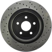 Stoptech - StopTech Sport Cross Drilled Brake Rotor - Front Left - 128.58009R - Image 2