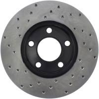 Stoptech - StopTech Sport Cross Drilled Brake Rotor Front Left 128.61041L - Image 1