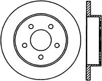 StopTech Drilled Sport Brake Rotor - 128.61042L
