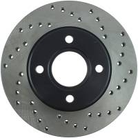 Stoptech - StopTech Sport Cross Drilled Brake Rotor Front Left 128.61061L - Image 1