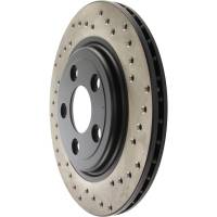 Stoptech - StopTech Sport Cryo Cross Drilled Brake Rotor; Rear Left - Image 3