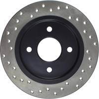Stoptech - StopTech Sport Cryo Cross Drilled Brake Rotor Rear Left 128.61070CL - Image 2