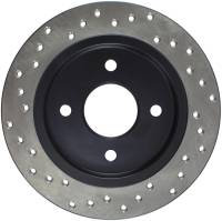 StopTech Sport Cross Drilled Brake Rotor Rear Left 128.61070L