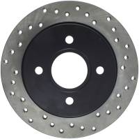 Stoptech - StopTech Sport Cross Drilled Brake Rotor Rear Left 128.61070L - Image 2