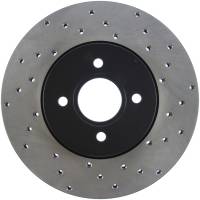 Stoptech - StopTech Sport Cross Drilled Brake Rotor Front Left 128.61071L - Image 1