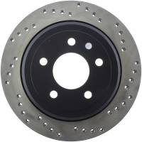 Stoptech - StopTech Sport Cross Drilled Brake Rotor Rear Left 128.61073L - Image 2
