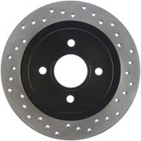 Stoptech - StopTech Sport Cross Drilled Brake Rotor Rear Left 128.61074L - Image 2
