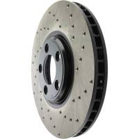 Stoptech - StopTech Sport Cryo Cross Drilled Brake Rotor; Front Left - Image 3