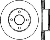 StopTech Sport Cross Drilled Brake Rotor Front Right 128.61082R