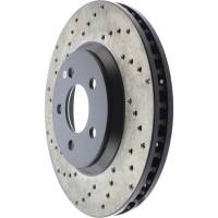 Stoptech - StopTech Sport Cryo Cross Drilled Brake Rotor Front Right 128.61086CR - Image 4