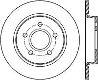 StopTech 13 Ford Focus ST Drilled Right Rear Rotor - 128.61099R