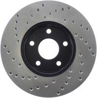 Stoptech - StopTech Sport Cross Drilled Brake Rotor Front Left 128.61100L - Image 2
