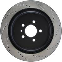 Stoptech - StopTech Premium High Carbon 13-14 Ford Mustang/Shelby GT500 Right Rear Disc Drilled Brake Rotor - 128.61105R - Image 1