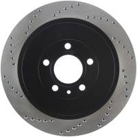 Stoptech - StopTech Premium High Carbon 13-14 Ford Mustang/Shelby GT500 Right Rear Disc Drilled Brake Rotor - 128.61105R - Image 2